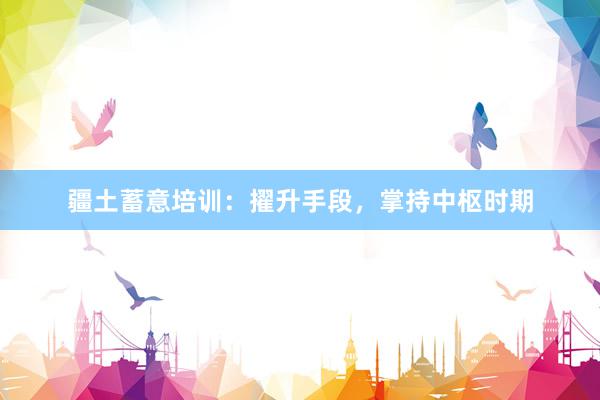 疆土蓄意培训：擢升手段，掌持中枢时期